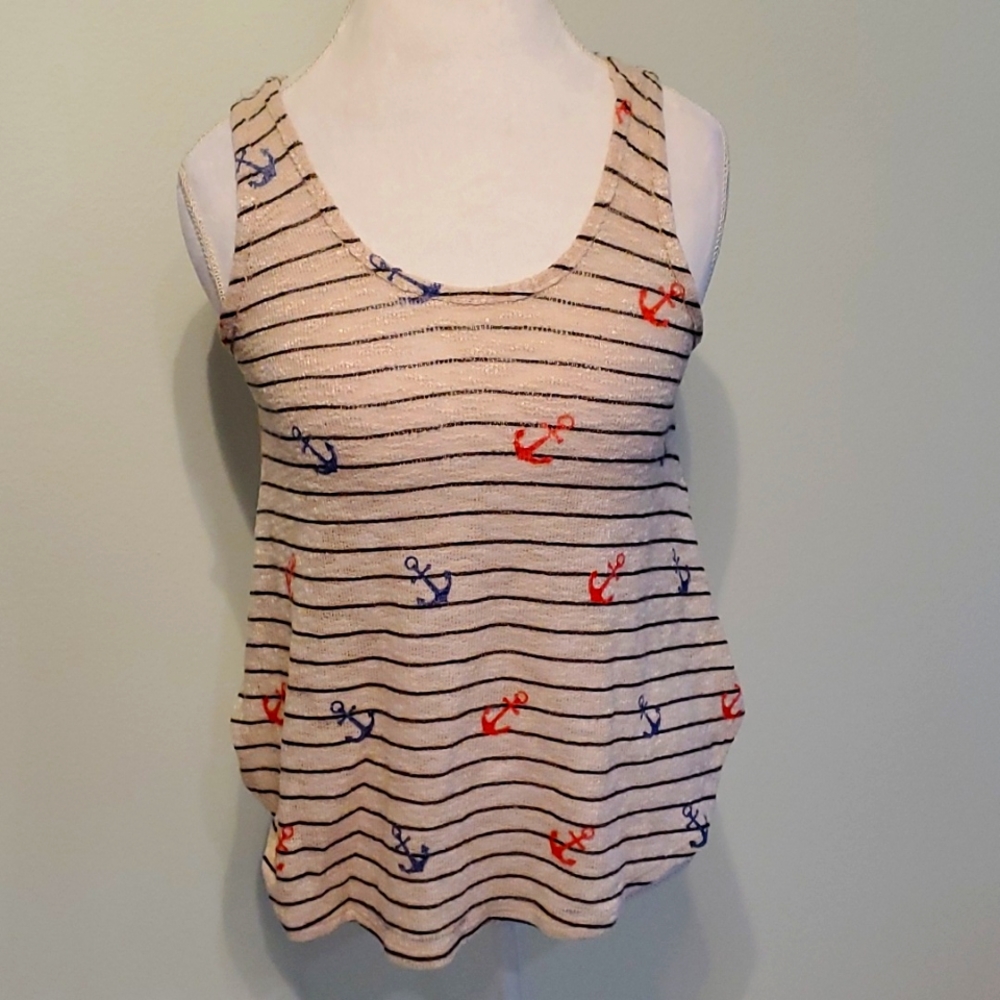 Nautical Anchor tank top
